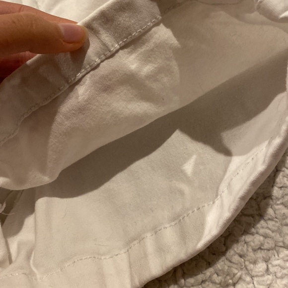 White jean shorts NWOT - Picture 2 of 6